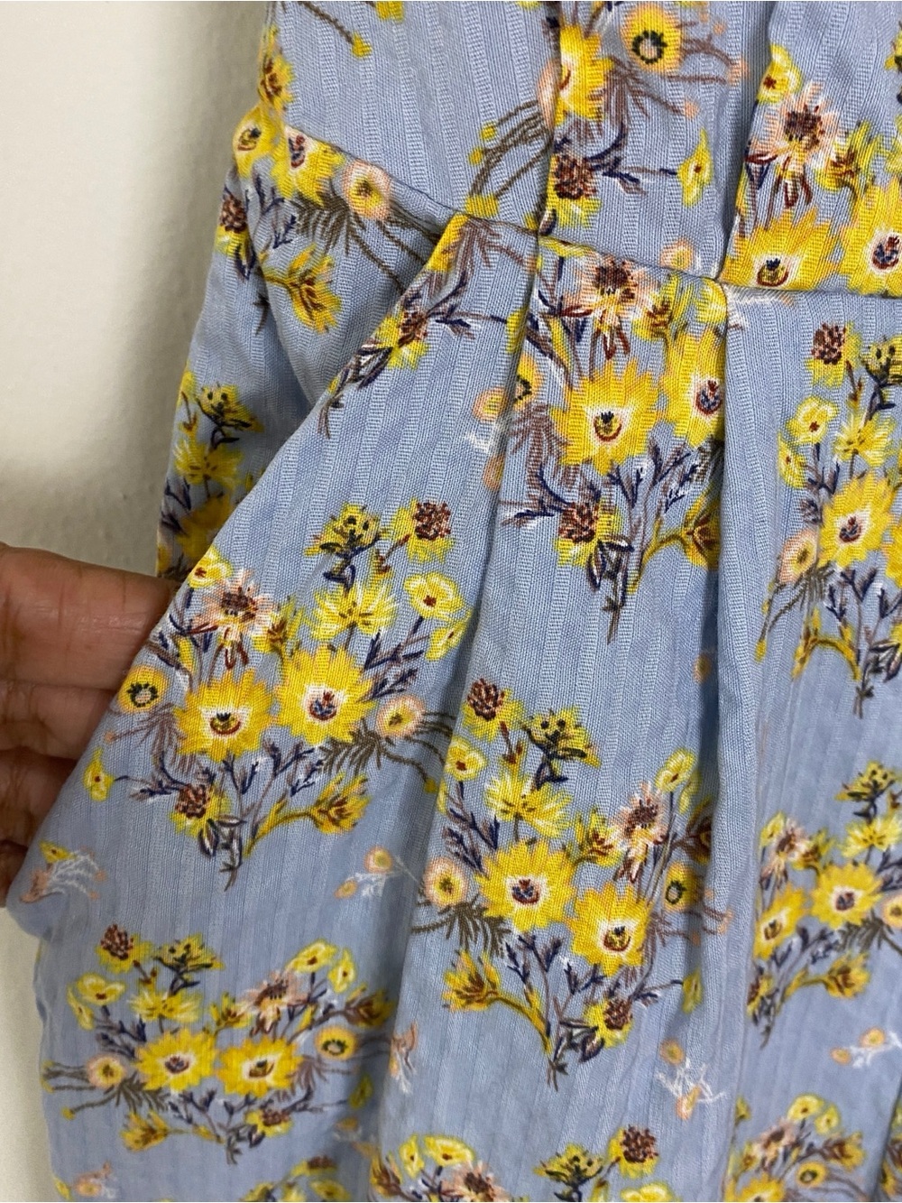 Happy x Nature 🌻by Kate Hudson Ruffle Jumpsuit Sz 0 - Picture 4 of 12